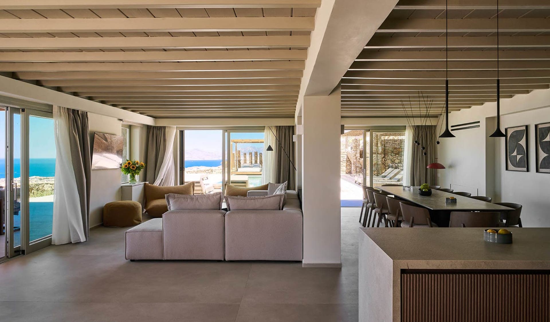 Open-plan living & dining